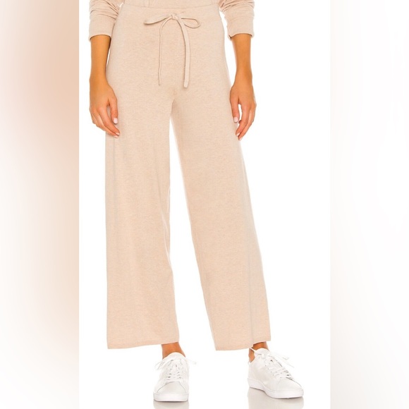 Revolve Sanctuary Essential Knitwear Pant in Latte Heather Women’s NWT - Picture 1 of 6